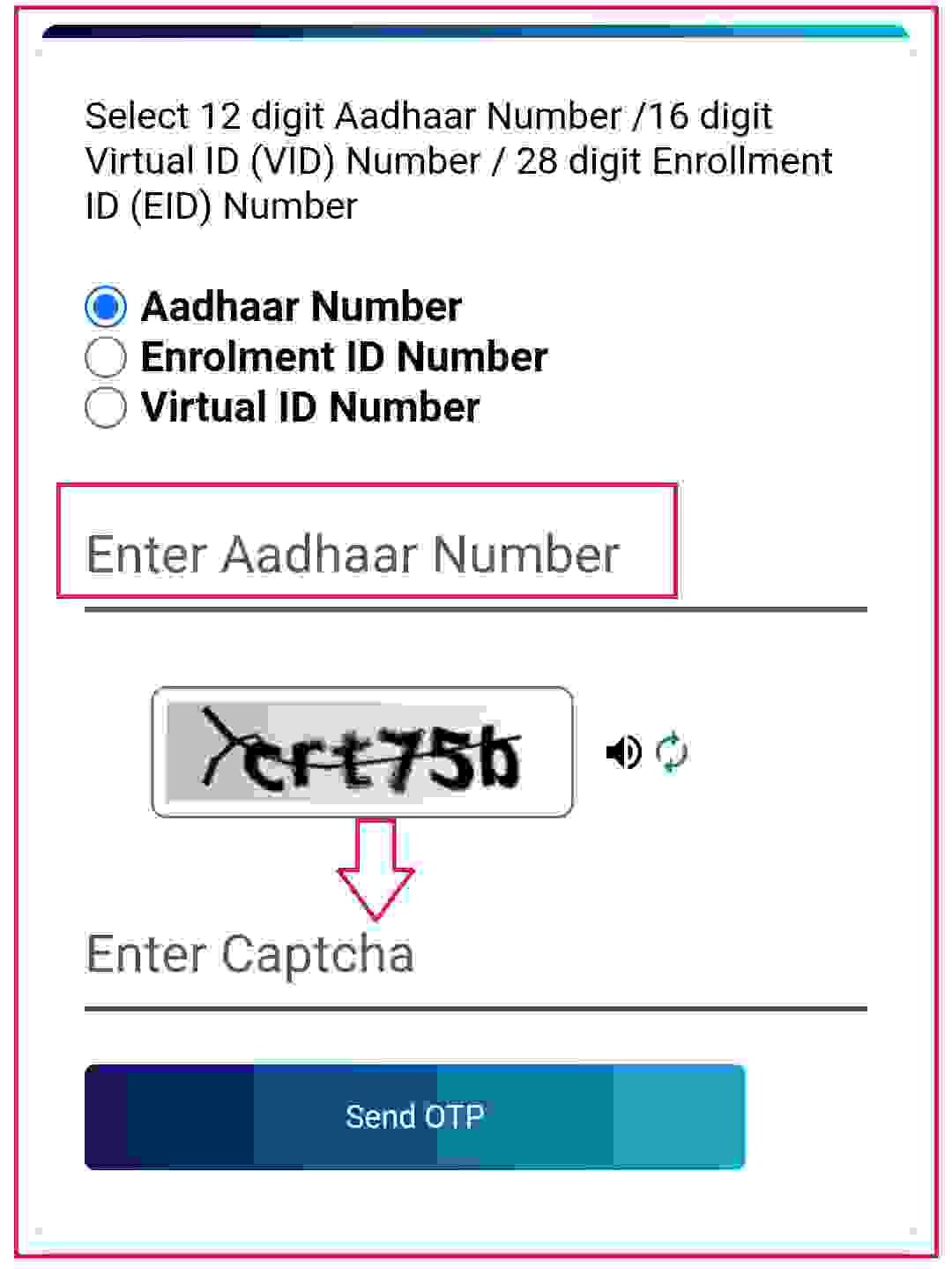 Aadhar card download karna sikhe online