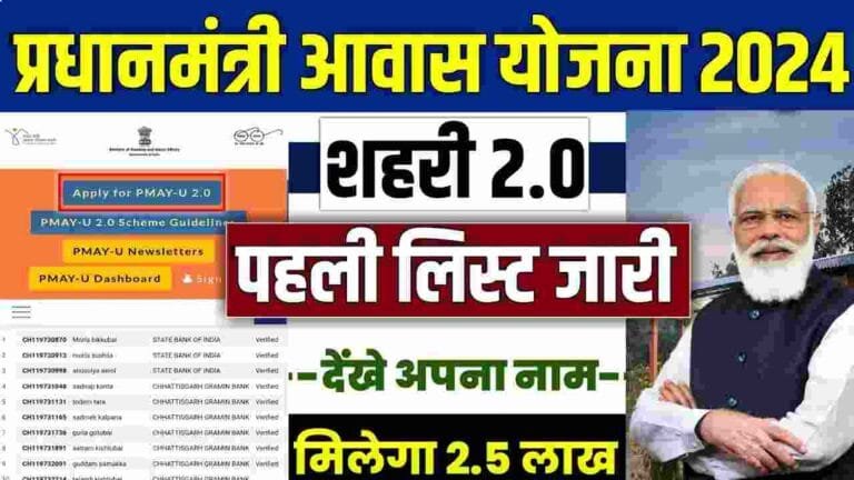Pm Awas Sahari Yojana List Kaise Dekhe Online ! प्रधानमंत्री आवास योजना शहरी 2.0 सूची में अपना नाम कैसे देखे