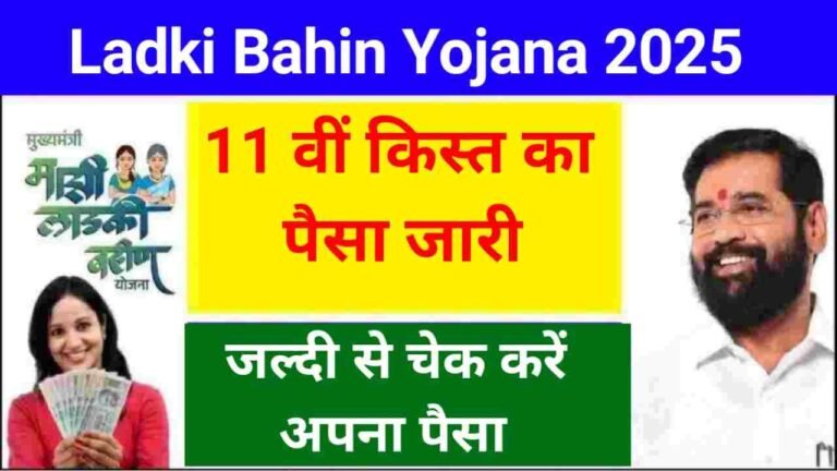 Ladki Bahin Yojana 11th Installment 2025