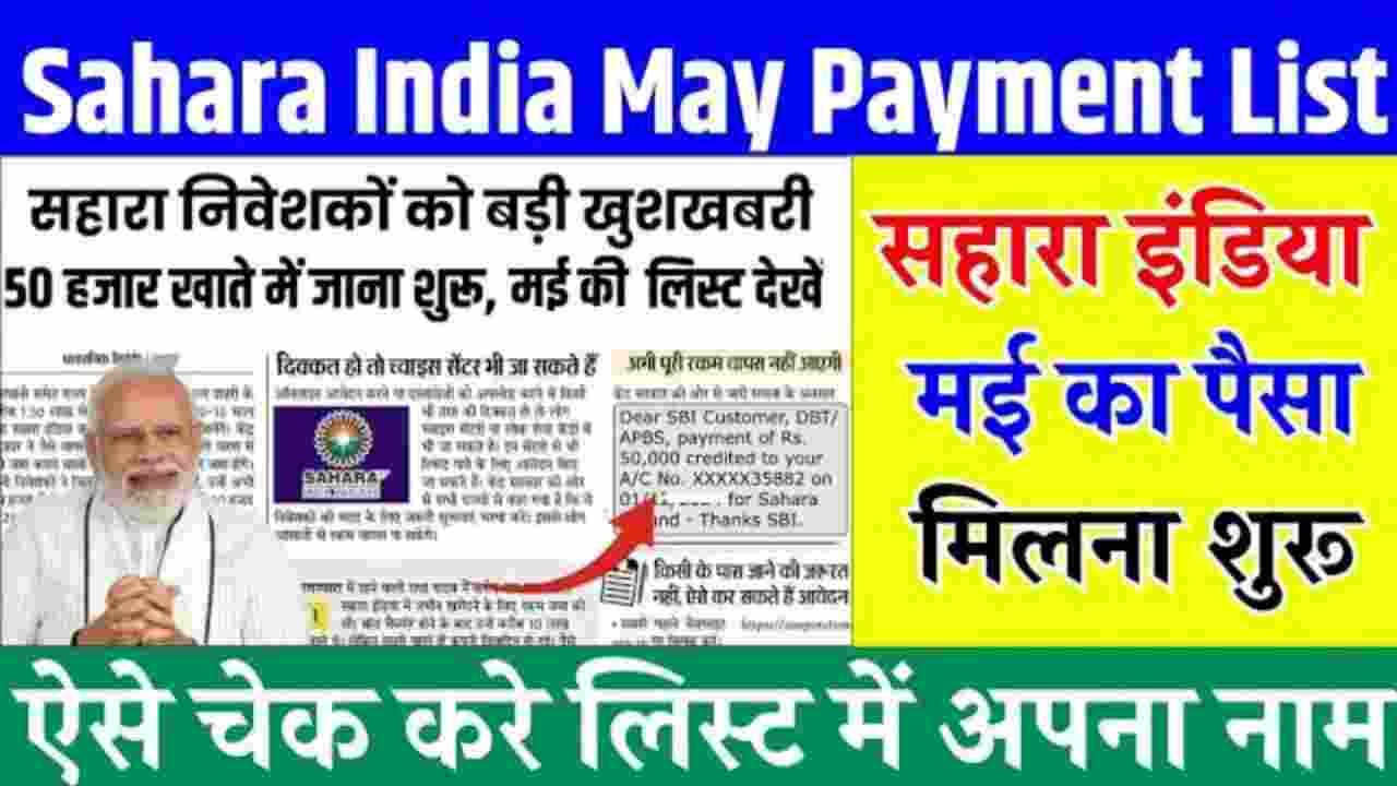 Sahara Refund New List 2025