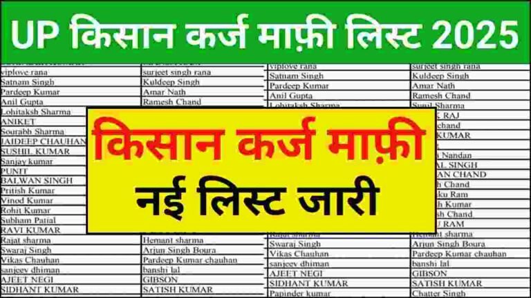 UP Kisan Karj Maafi List 2025