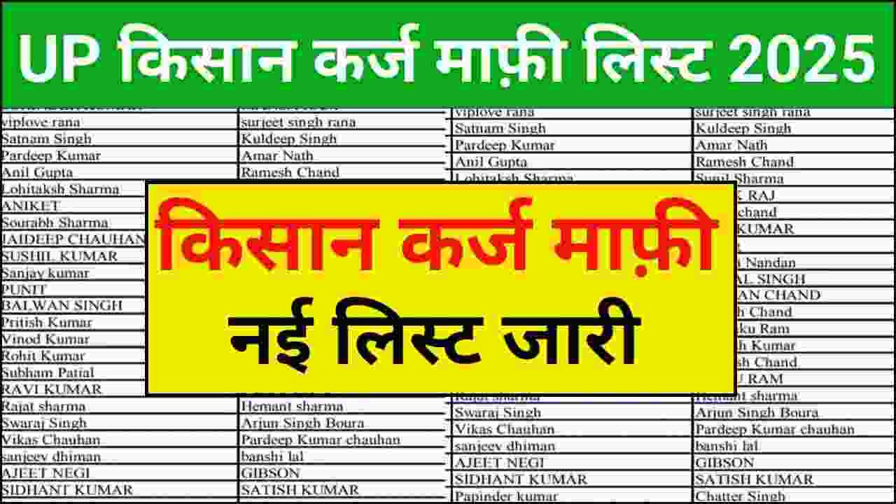 UP Kisan Karj Maafi List 2025